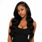 Jet Black Body Wave Human Hair Bundles