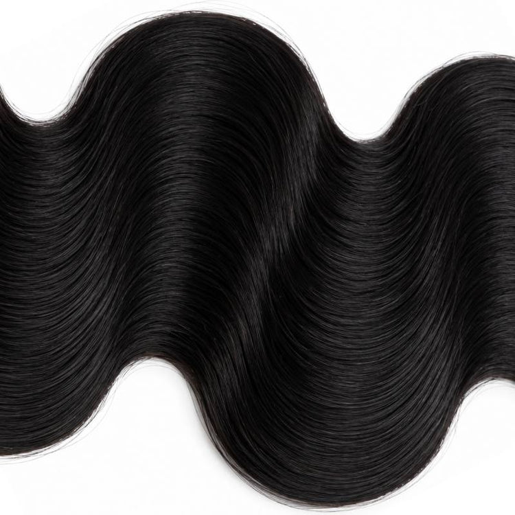 Jet Black Body Wave Human Hair Bundles