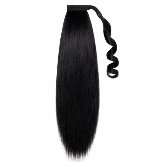 Jet Black Ponytail