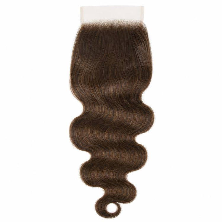 Medium Brown Body Wave 5x5 HD Lace Closure