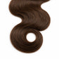 Medium Brown Body Wave Human Hair Bundles