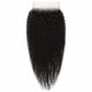 Afro Kinky Curly 4x4 Transparent Lace Closure