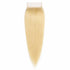 Blonde Straight 4x4 Transparent Lace Closure