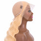 Blonde Body Wave 13x4 Transparent Lace Front Wig