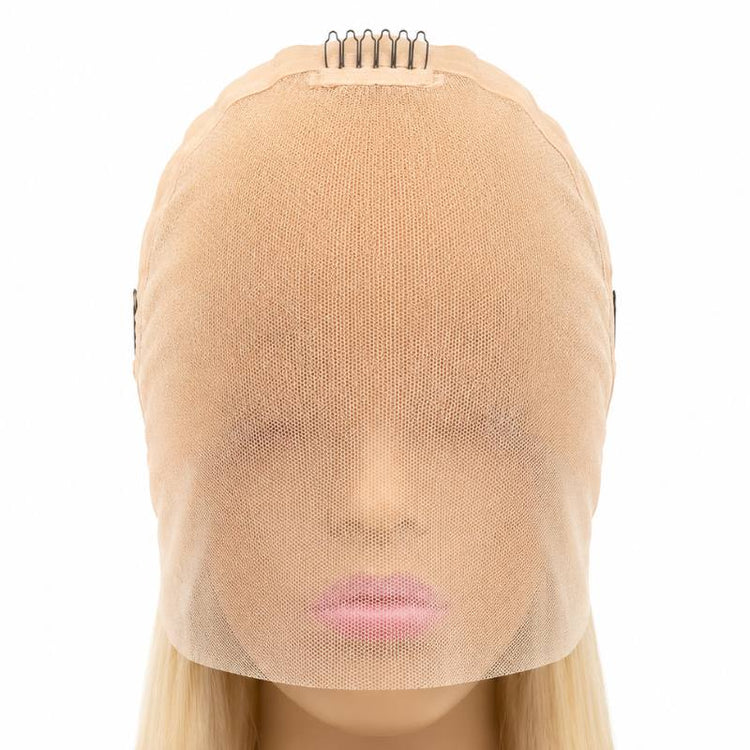 Blonde Straight Transparent Full Lace Wig