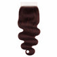 Burgundy Body Wave 5x5 HD Lace Closure