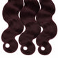 Burgundy Body Wave Human Hair Bundle Deal