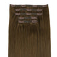 Chocolate Brown Invisible Clip-ins