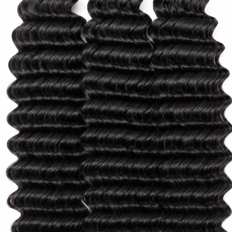 Deep Wave Human Hair Bundle Deal