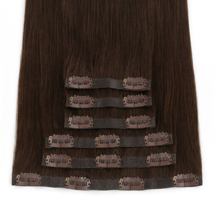 Dark Brown Seamless Clip-ins