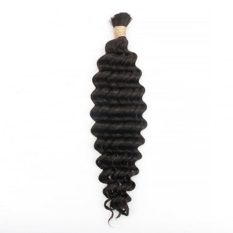 Deep Wave Bulk Human Hair Extensions
