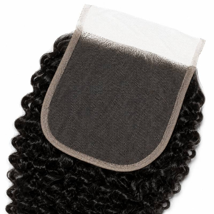 Jerry Curl 4x4 Transparent Lace Closure