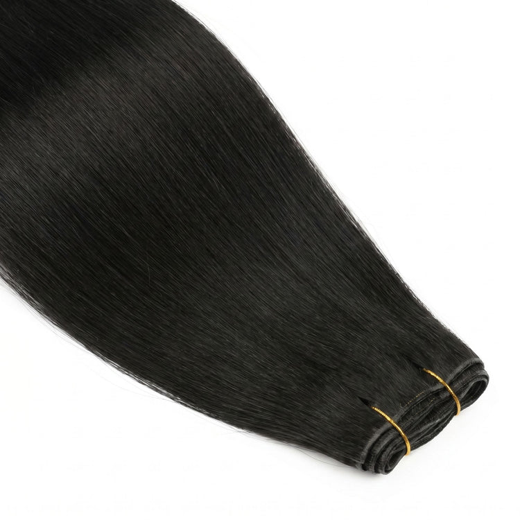 Jet Black Invisible Clip-ins
