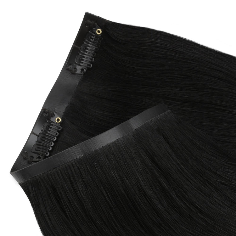 Jet Black Seamless Clip-ins