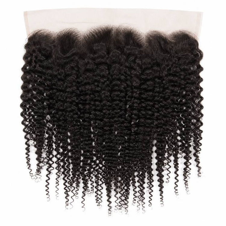 Kinky Curly 13x4 Transparent Lace Frontal