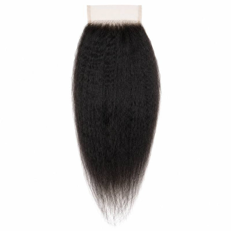Kinky Straight 4x4 Transparent Lace Closure