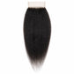 Kinky Straight 4x4 Transparent Lace Closure