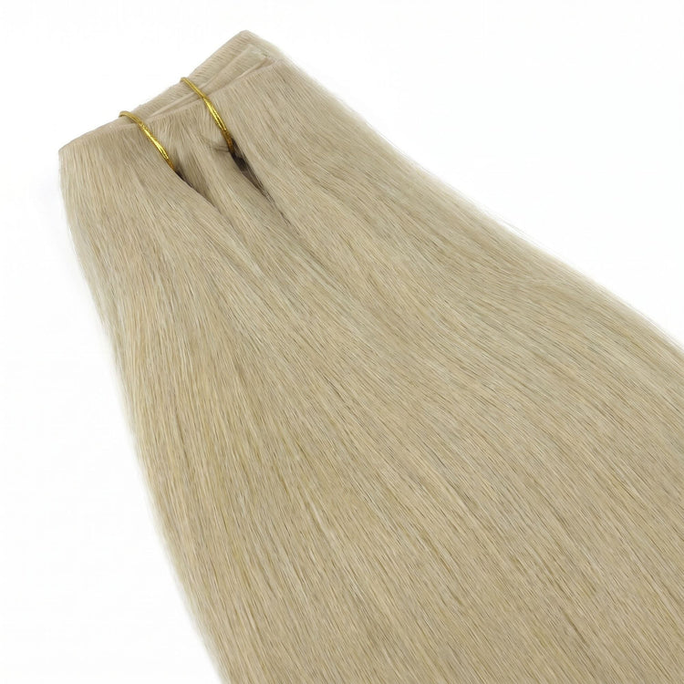 Warm Honey Blonde Invisible Clip-ins