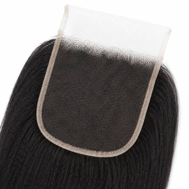Yaki Straight 4x4 Transparent Lace Closure