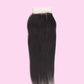 Straight 4x4 Transparent Lace Closure