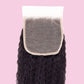 Kinky Straight 4x4 Transparent Lace Closure