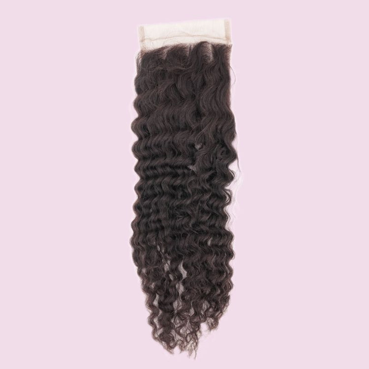 Afro Kinky Curly 4x4 Transparent Lace Closure