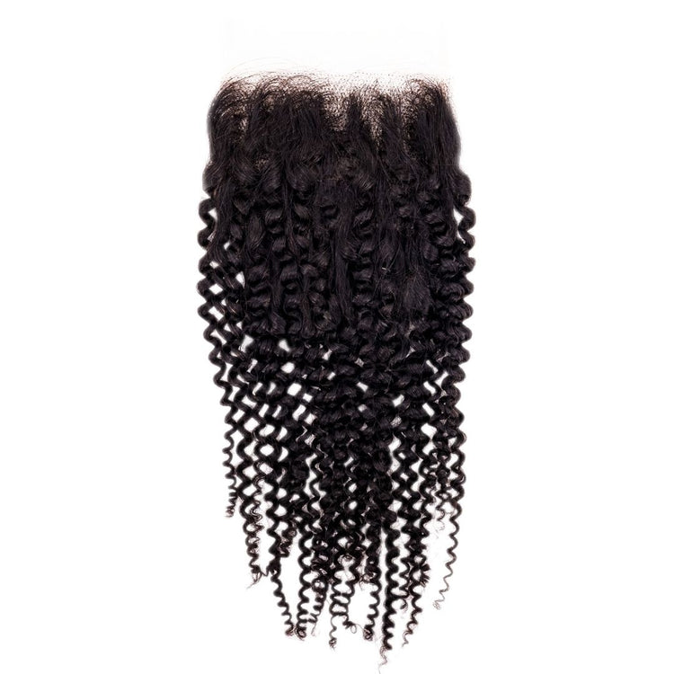 Afro Kinky Curly 4x4 Transparent Lace Closure