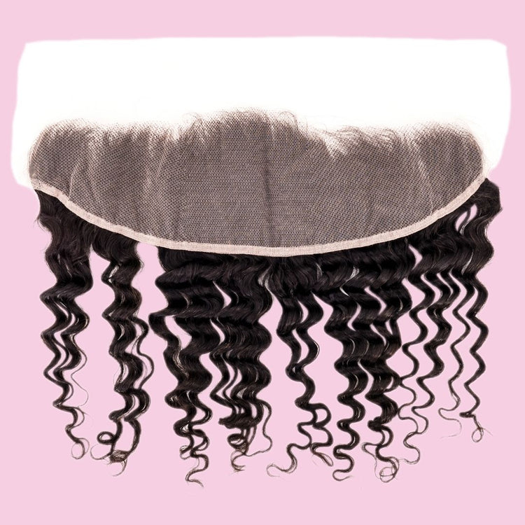 Deep Wave 13x4 Transparent Lace Frontal