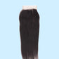 Straight 4x4 Transparent Lace Closure