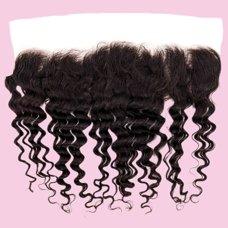 Deep Wave 13x4 Transparent Lace Frontal