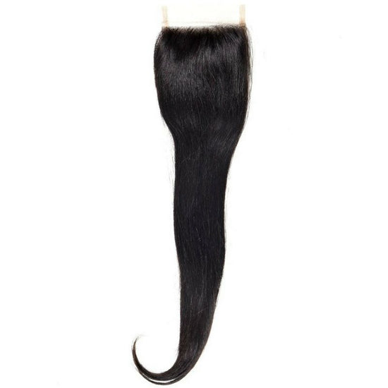 Straight 4x4 Transparent Lace Closure