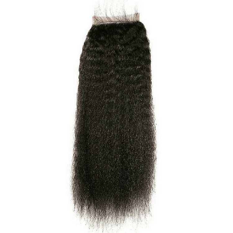 Kinky Straight 4x4 Transparent Lace Closure