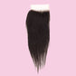 Straight 4x4 Transparent Lace Closure