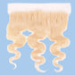 Blonde Body Wave 13x4 Transparent Lace Frontal