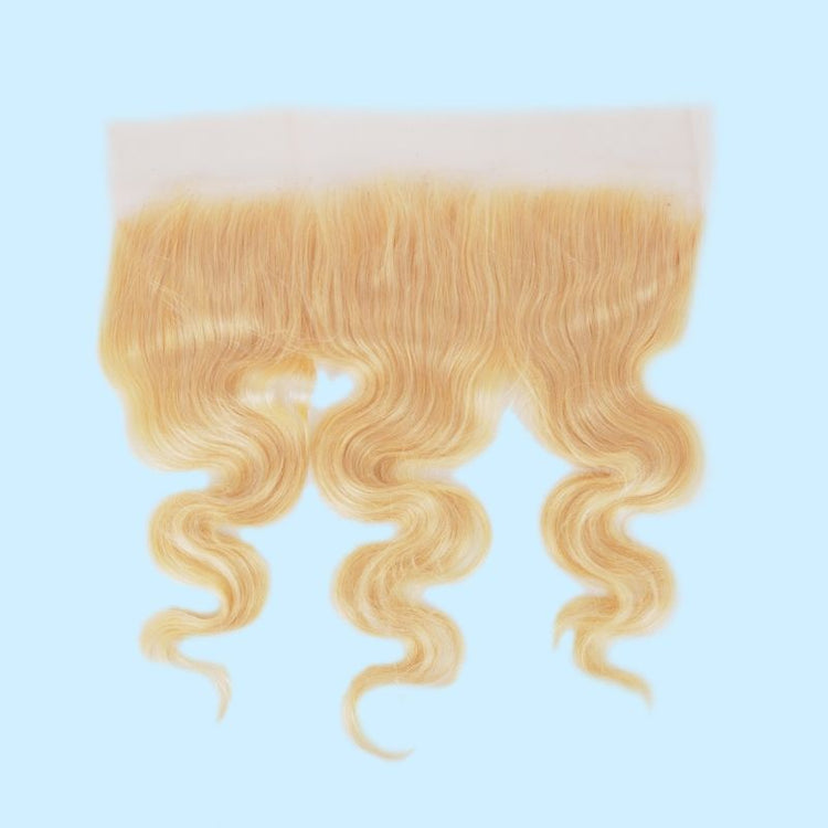 Blonde Body Wave 13x4 Transparent Lace Frontal